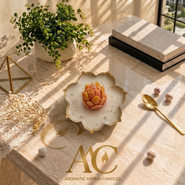 Lotus Flower Candle