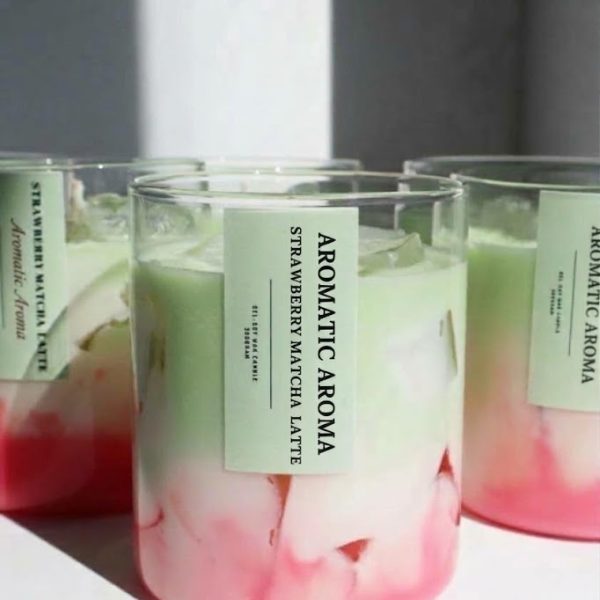 Strawberry Matcha Latte