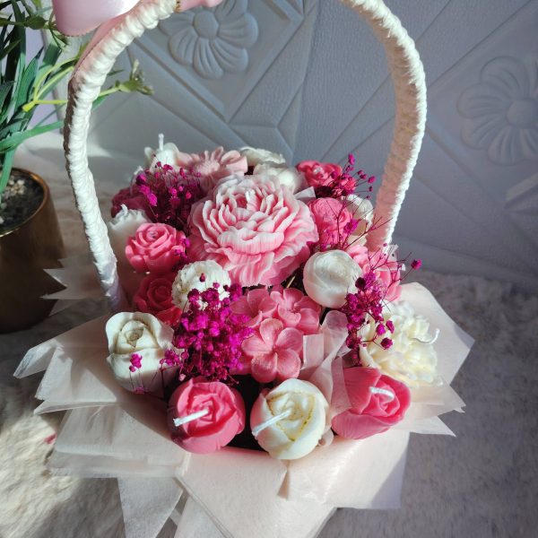 Basket Candle Bouquet