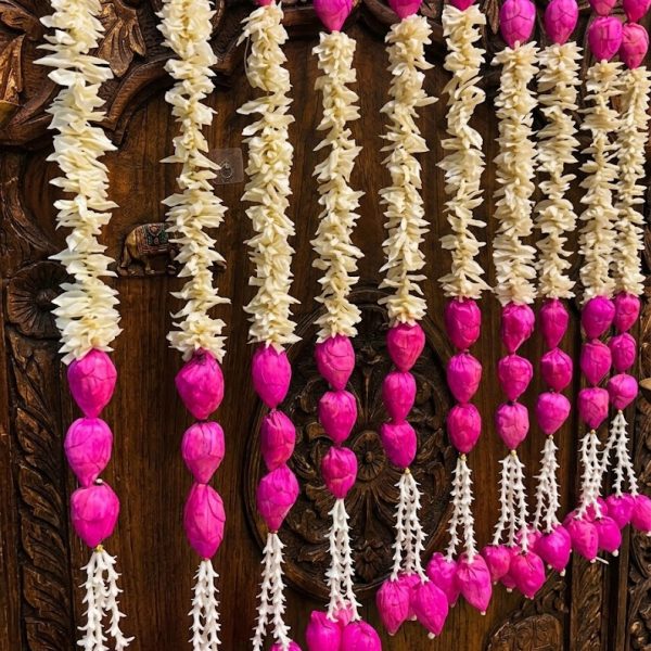 Lotus Floral Hanging Garland Set (Set of 2/Pair)